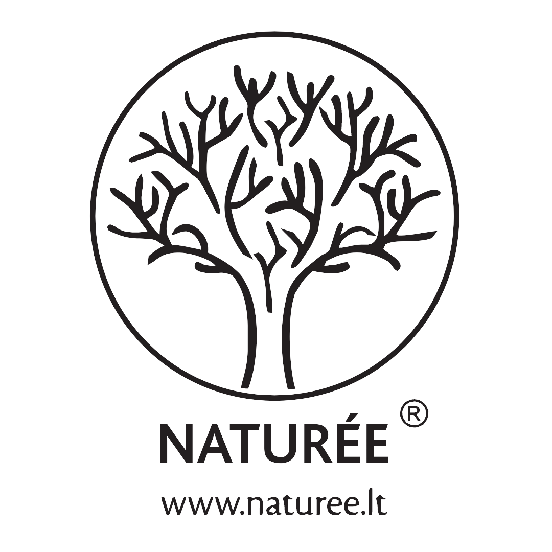 Naturée logotipas, tai kosmetiką gaminanti įmonė, kuri remia Vaikų liniją